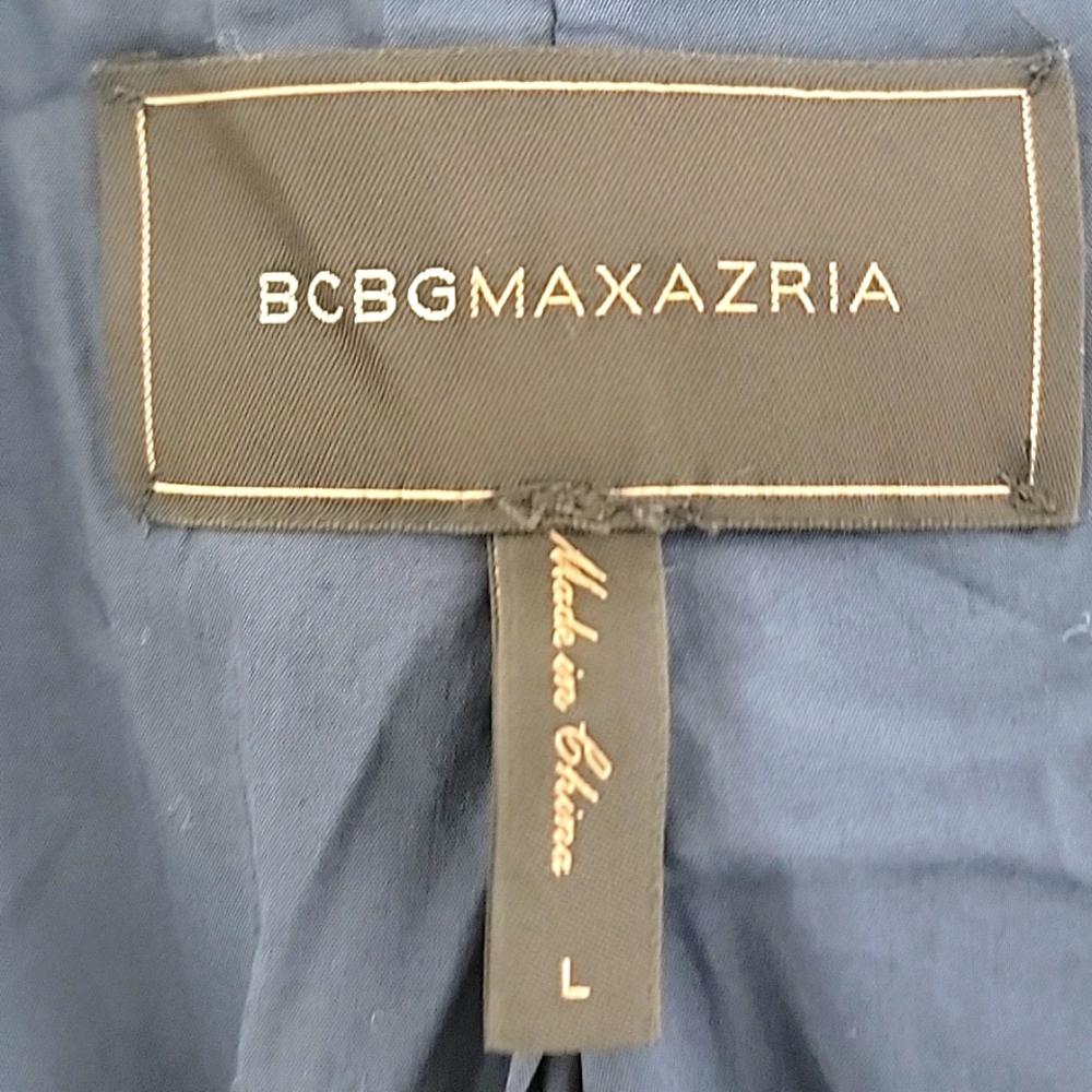 Bcbg Maxazria Jakob Plaid Patchwork Jacket Size L… - image 7